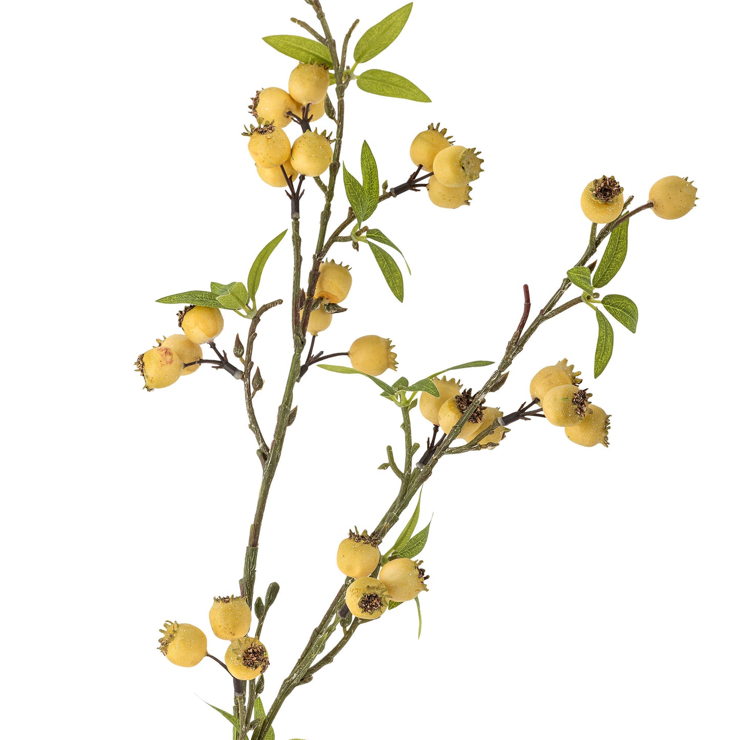 Bloomingville Hawthorn Zweig, Gelb, Künstliche Blumen
