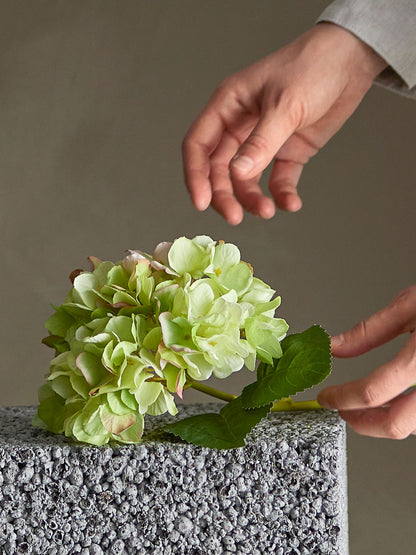 Bloomingville Hydrangea Stiel, Weiß, Künstliche Blumen