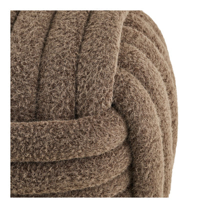 Napier Pouf, braun, 48x48x43 cm