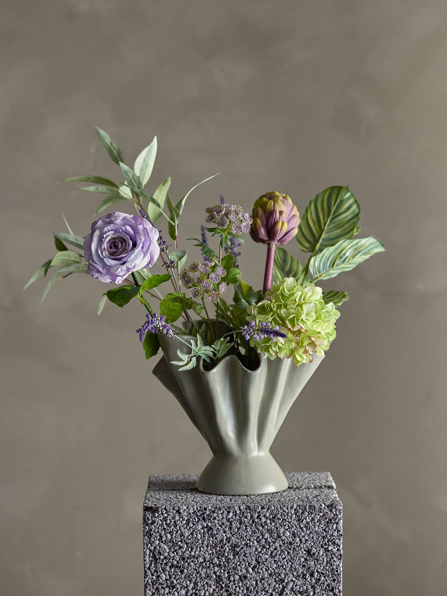 Bloomingville Whisper Blumenstrauß, Violett, Künstliche Blumen