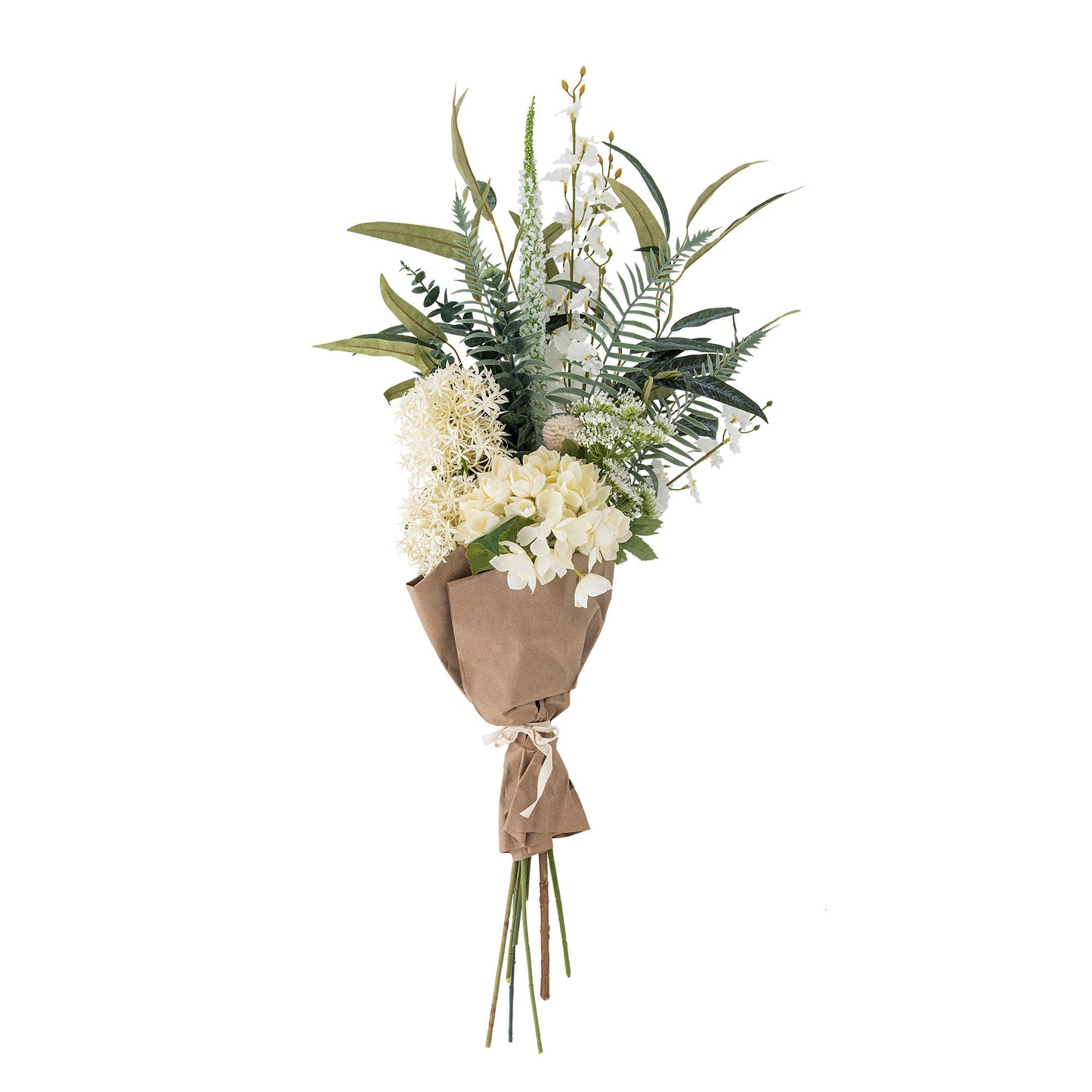 Bloomingville Symphonie Blumenstrauß, Weiß, Künstliche Blumen