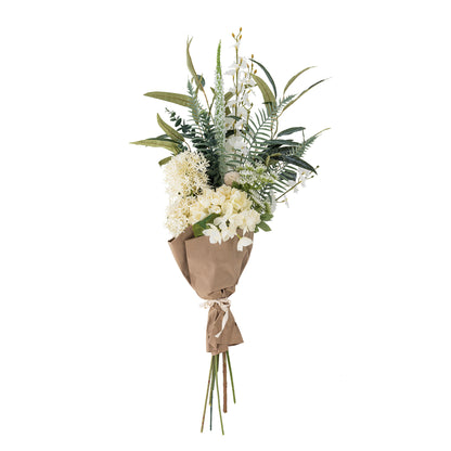 Bloomingville Symphonie Blumenstrauß, Weiß, Künstliche Blumen
