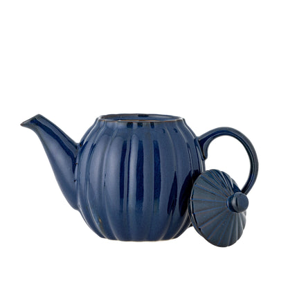 Bloomingville Latina Teekanne, Blau, Steingut