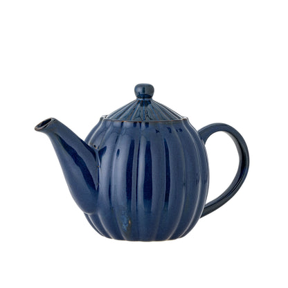 Bloomingville Latina Teekanne, Blau, Steingut