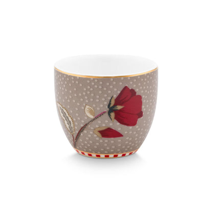 Set/4 Eierbecher Pip Studio Blooming Tales Fantasy Khaki