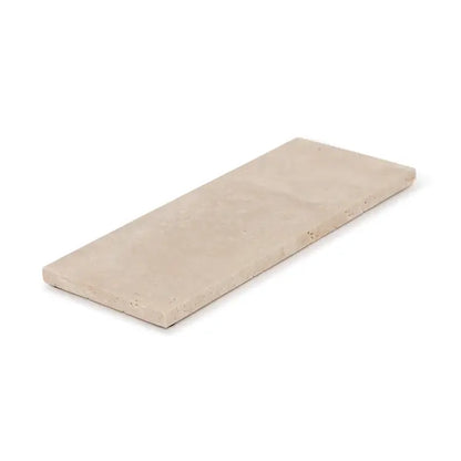 Travertin Tablett rechteckig  10 x 25 cm