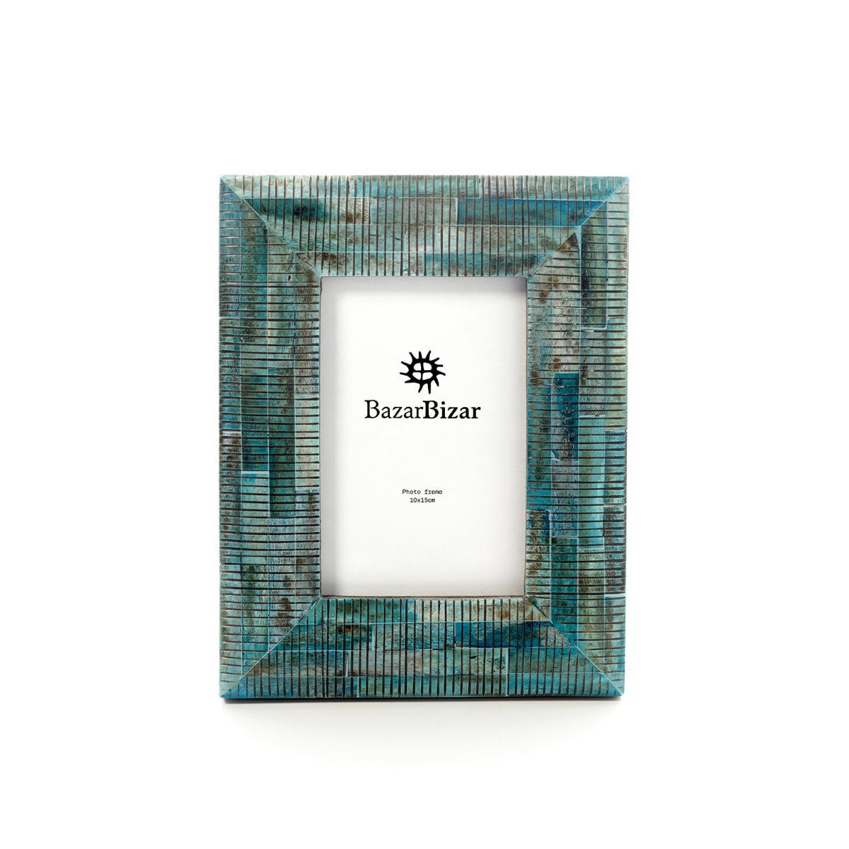Der Ozean-Ripple-Rahmen – Türkis – 10 x 15