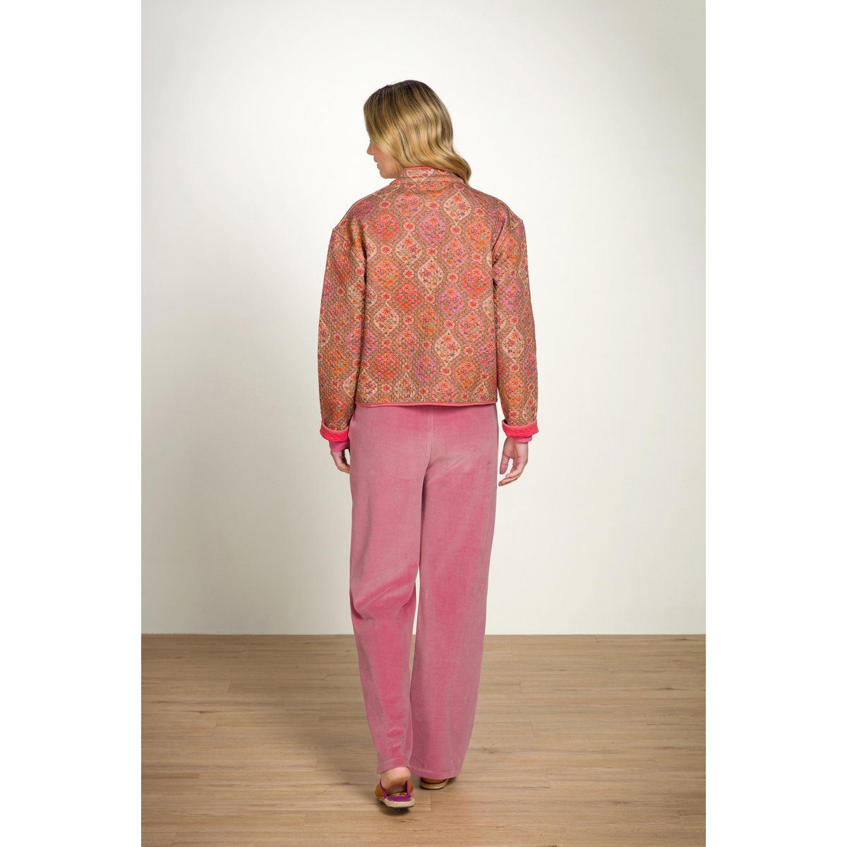 Britta Long Trousers Velvet Pink XS