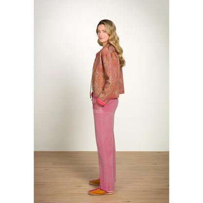 Britta Long Trousers Velvet Pink XS