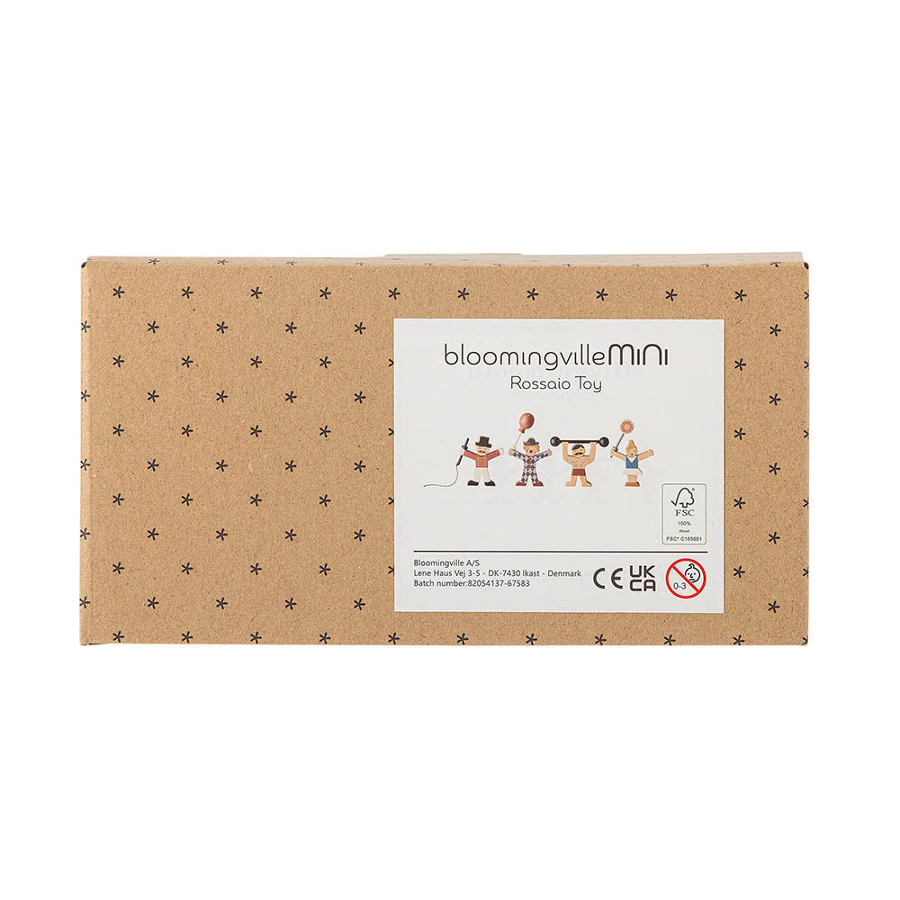 Bloomingville MINI Rossaio Aktivitätsspielzeug, Bunt, FSC®100%, Beech