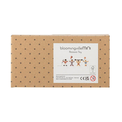 Bloomingville MINI Rossaio Aktivitätsspielzeug, Bunt, FSC®100%, Beech