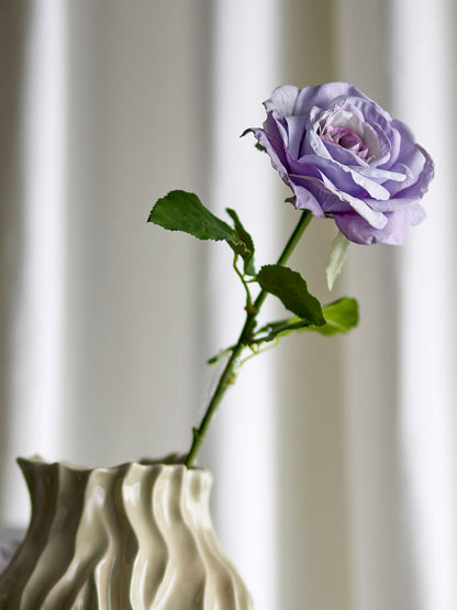 Bloomingville Rose Stiel, Violett, Künstliche Blumen