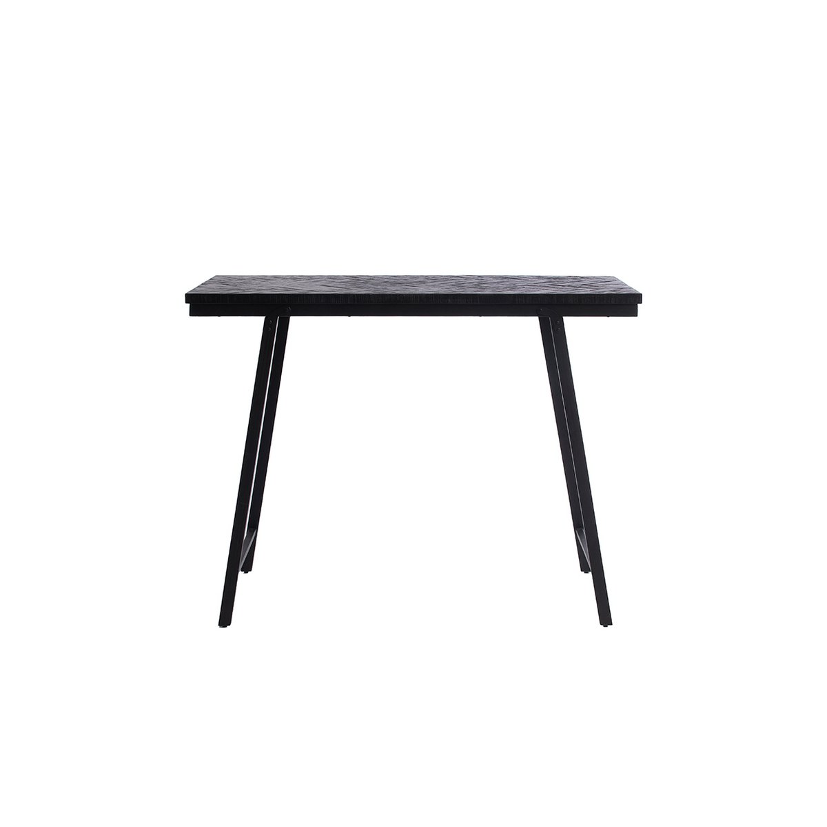 Der Herringbone-Hochtisch – Schwarz – 140 cm