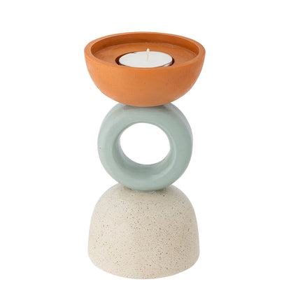 Bloomingville Loretta Teelichthalter, Bunt, Polyresin