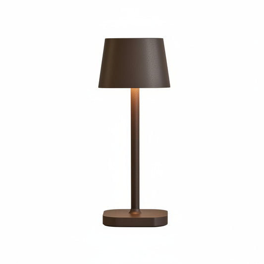 Ava Mokkabraune wiederaufladbare Tischlampe | Kabellos und dimmbar