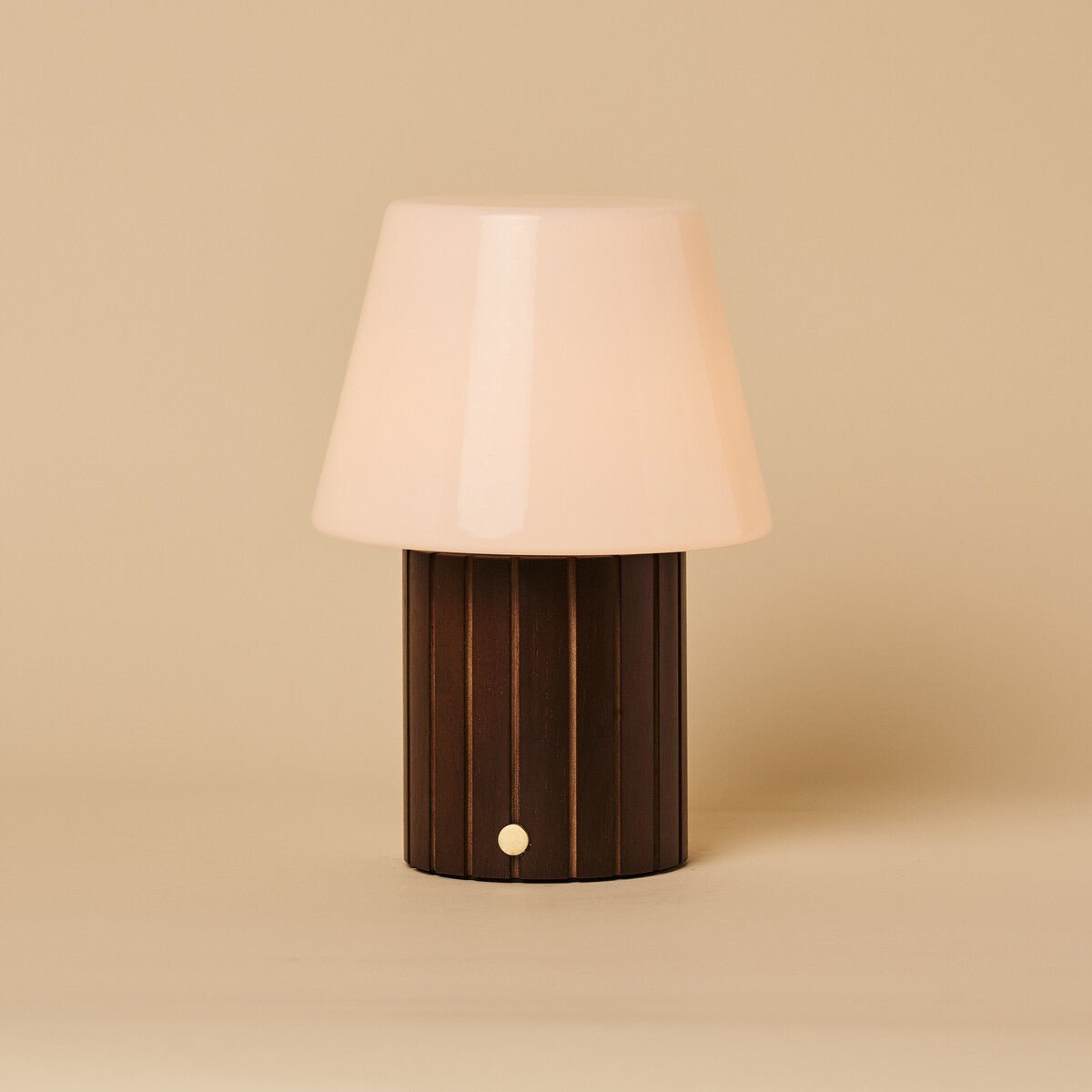 Lex Dunkelbraune wiederaufladbare Tischlampe