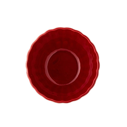 Bloomingville Latina Schale, Rot, Steingut