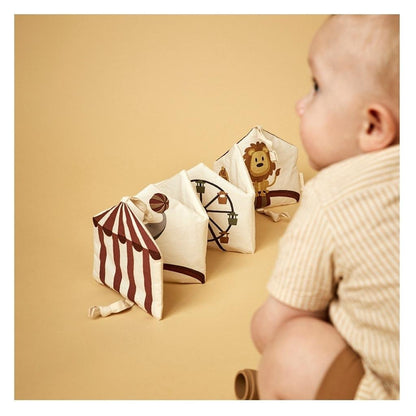 Kit-Stoffbuch-Creme - Zirkus
