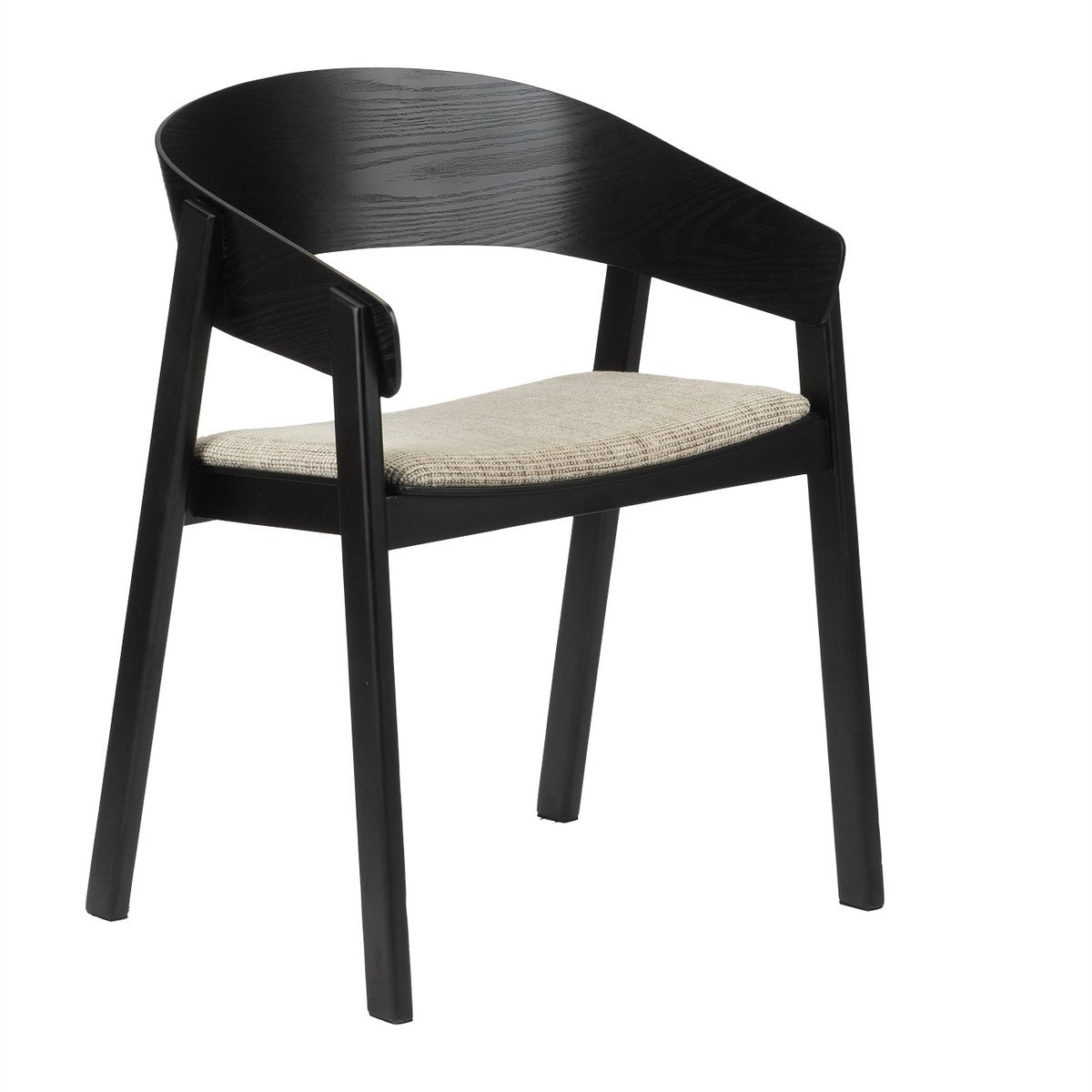 EDO Holzsessel (2er Set) schwarz
