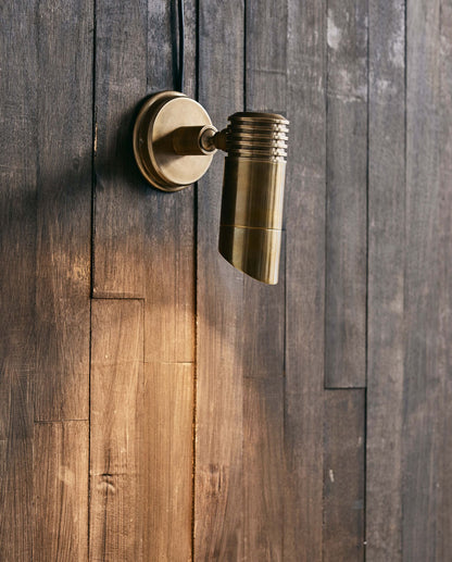 Nordal BRAGI Wandlampe, outdoor - brass
