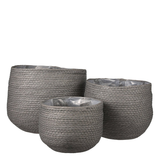 Pflanzkorb-Set Jorck Grey