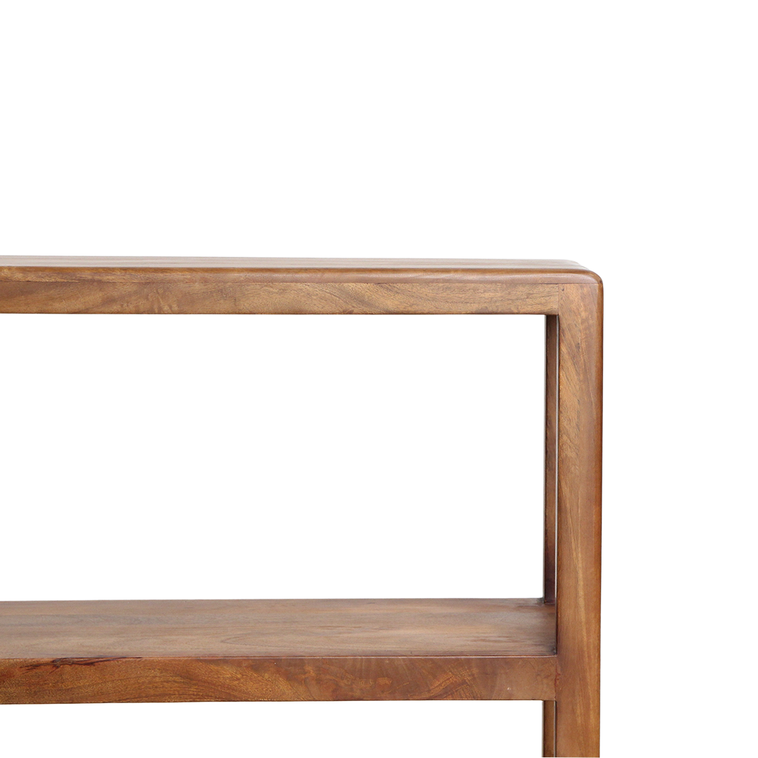 Bullnose Lagerregal aus Mangoholz