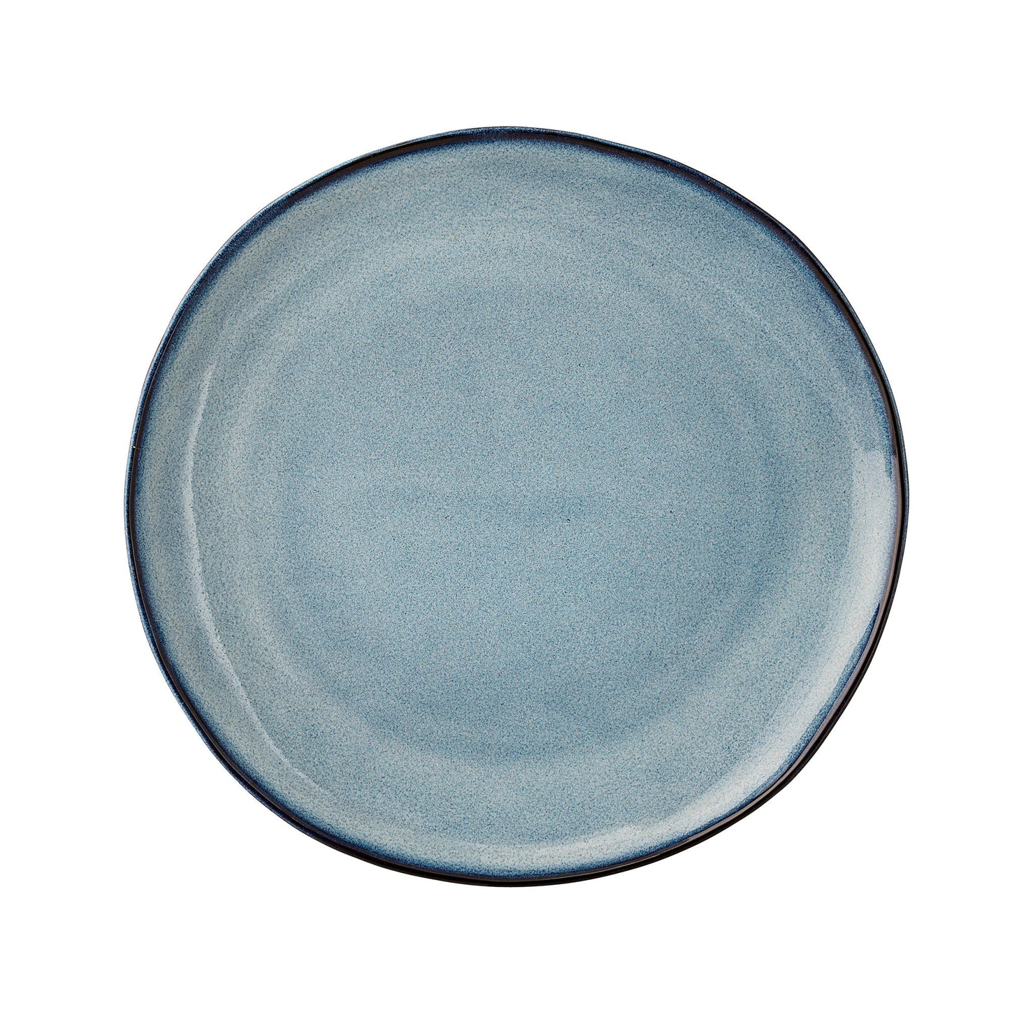 Bloomingville Sandrine Teller, Blue, Steingut