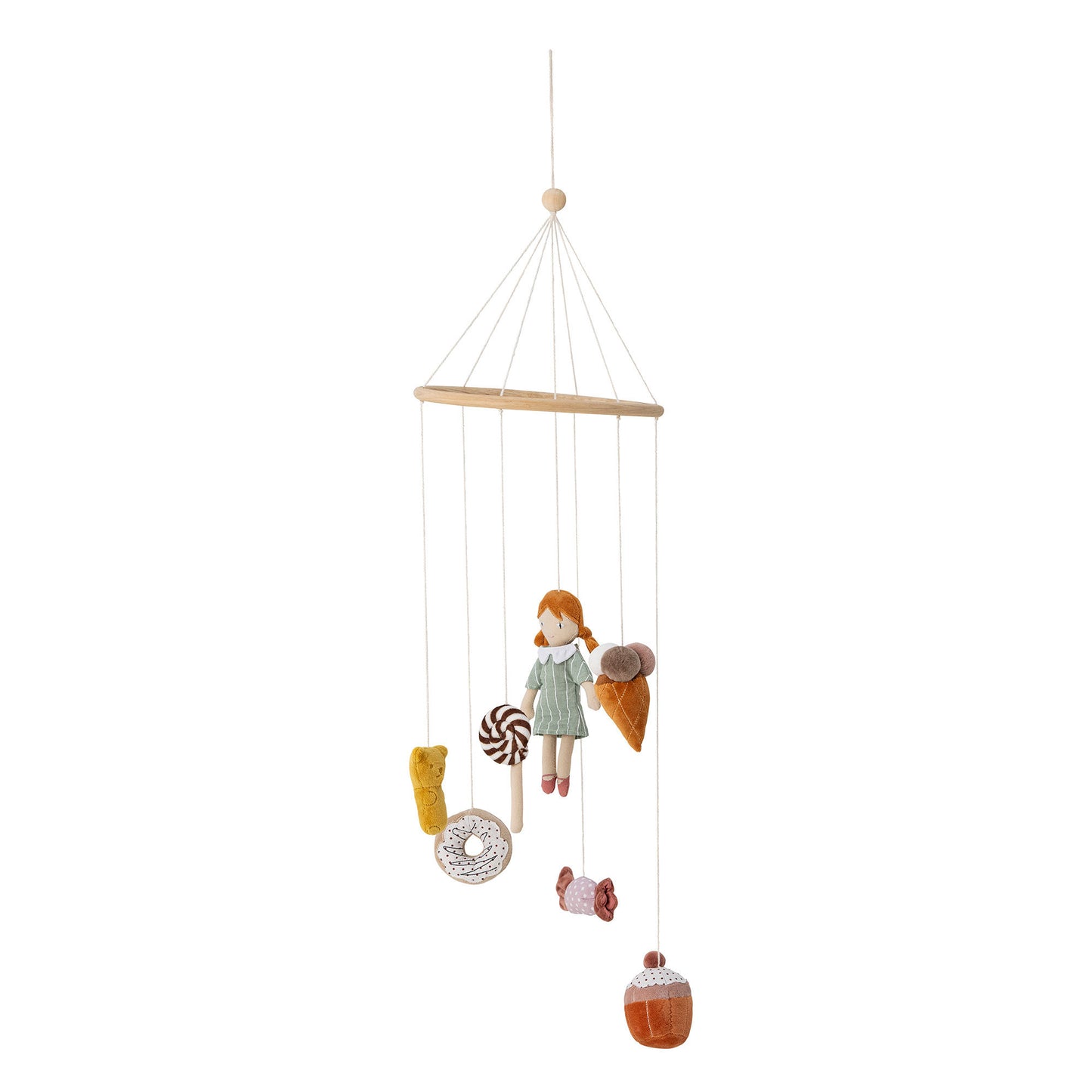 Bloomingville MINI Rosana Mobile, Braun, Baumwolle