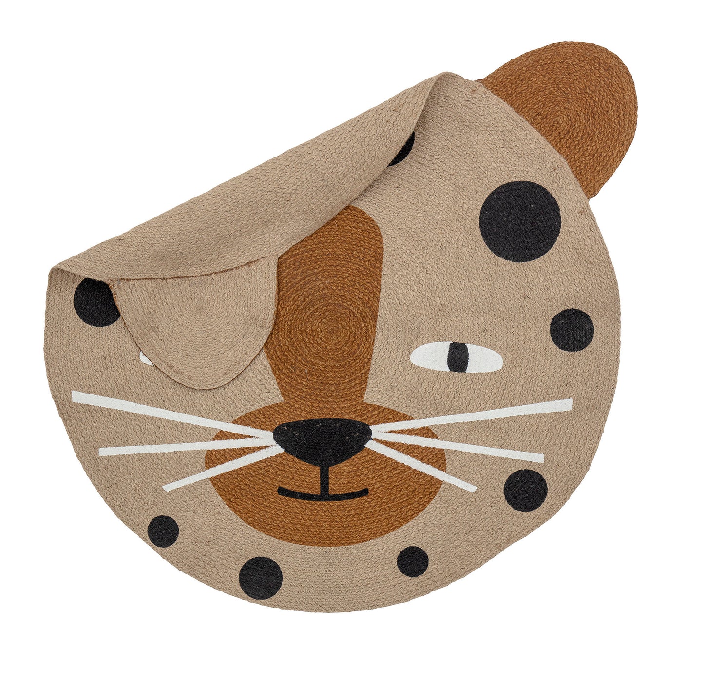 Bloomingville MINI Naffie Teppich, Braun, Jute
