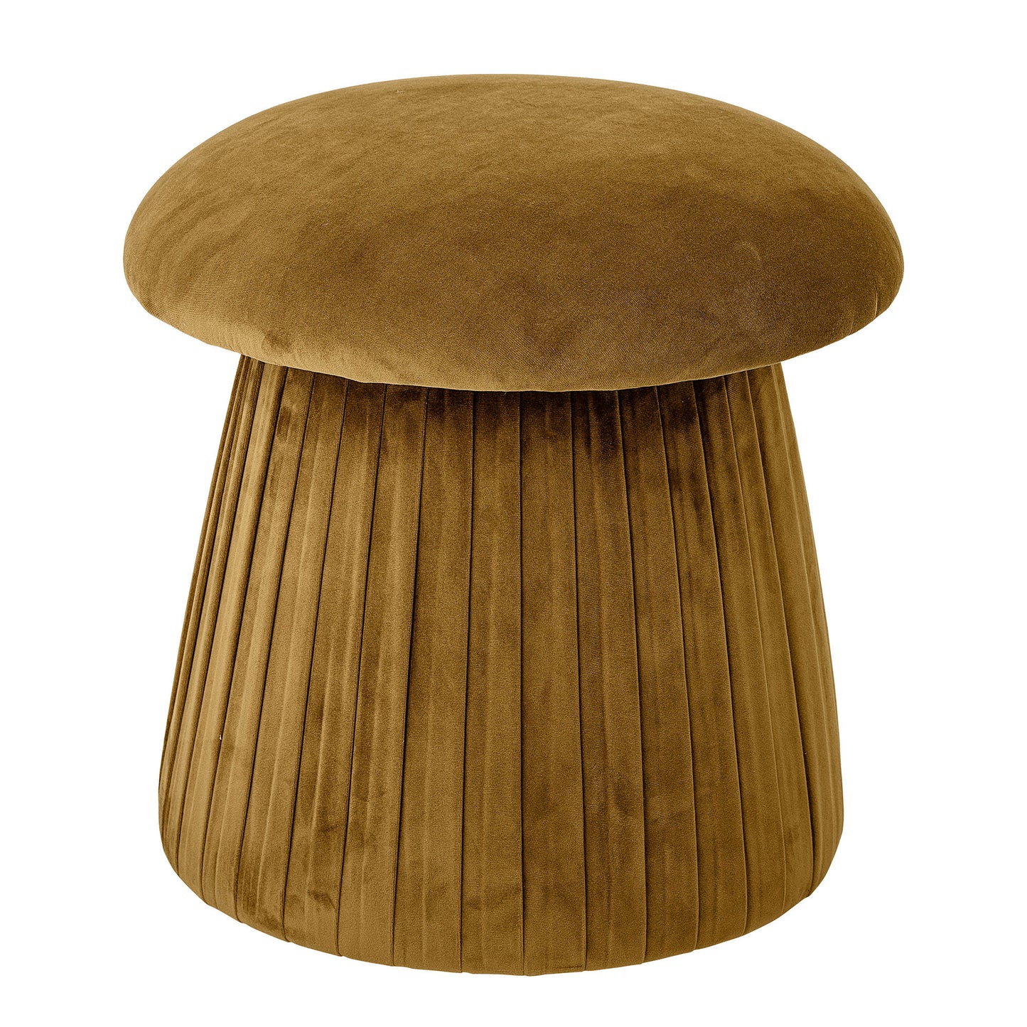 Bloomingville Roberta Pouf, Gelb, Polyester