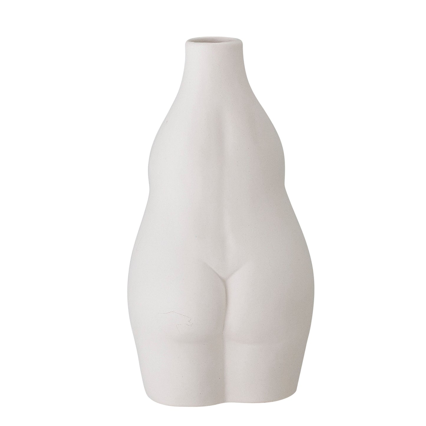 Bloomingville Elora Vase, Weiß, Steingut
