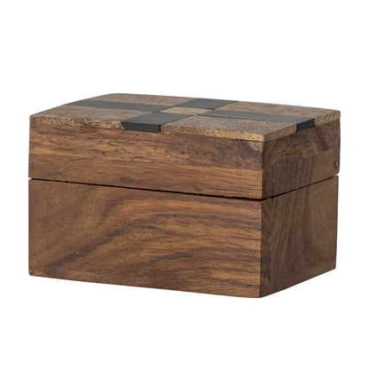 Bloomingville Cemile Box mit Deckel, Braun, Mango
