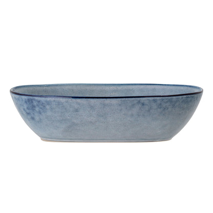 Bloomingville Sandrine Schale, Blue, Steingut