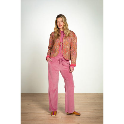 Britta Long Trousers Velvet Pink XS