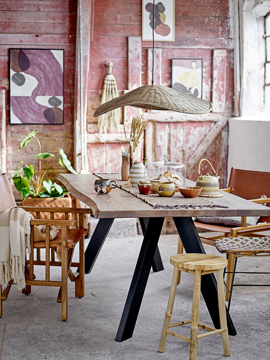 Bloomingville Yoselin Illustration mit Rahmen, Bunt, Kiefer