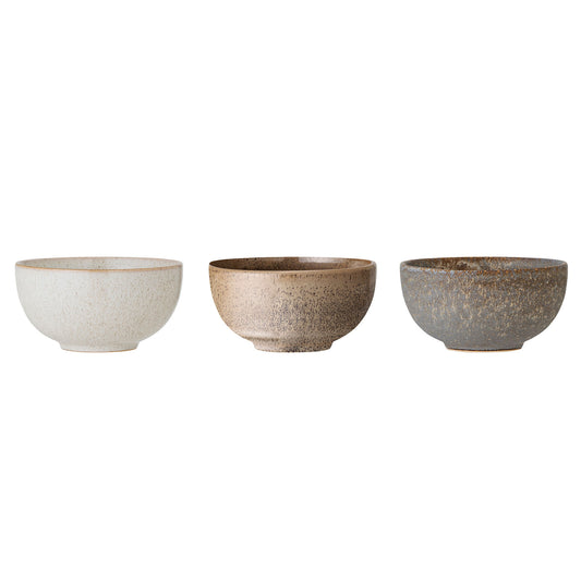Bloomingville Addison Schale, Grau, 3er Set