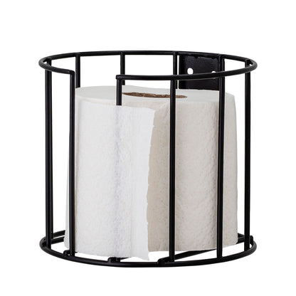 Bloomingville Klemens Toilettenrollenhalter, Schwarz, Metall