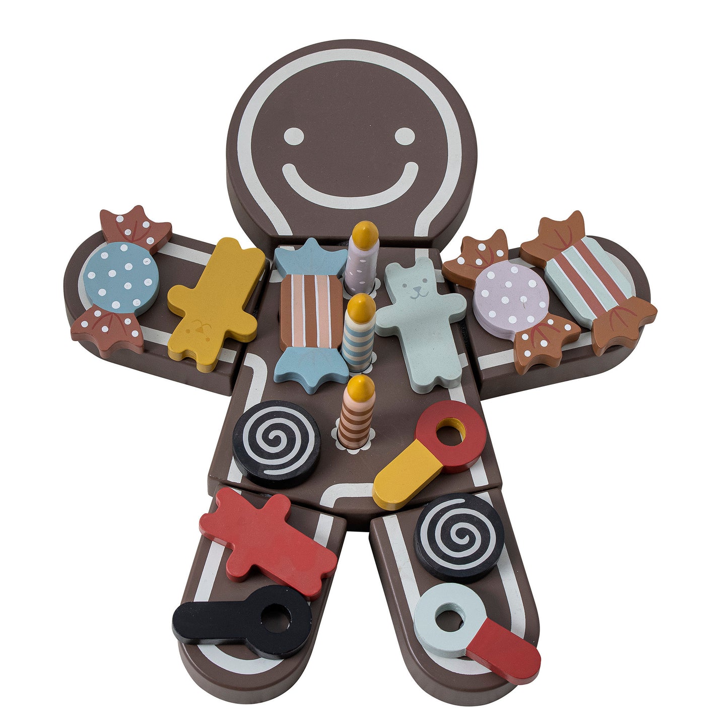 Bloomingville MINI Tala Spielset, Lebensmittel, Braun, MDF