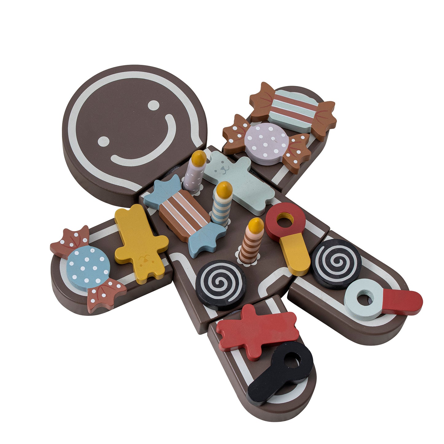 Bloomingville MINI Tala Spielset, Lebensmittel, Braun, MDF