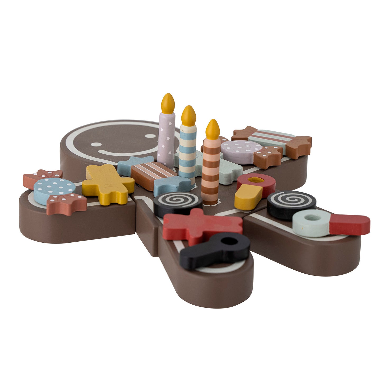 Bloomingville MINI Tala Spielset, Lebensmittel, Braun, MDF