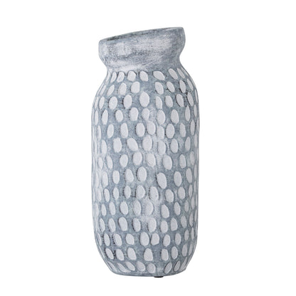 Bloomingville Jac Deko-Vase, Blue, Keramik