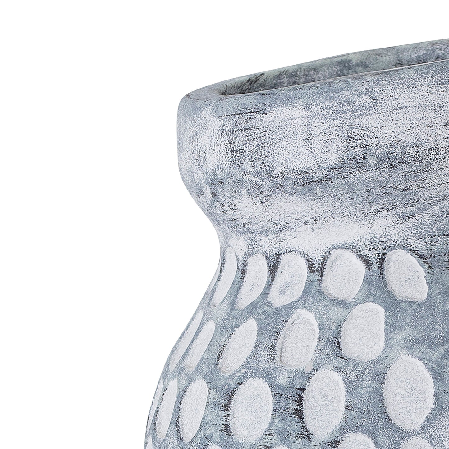 Bloomingville Jac Deko-Vase, Blue, Keramik