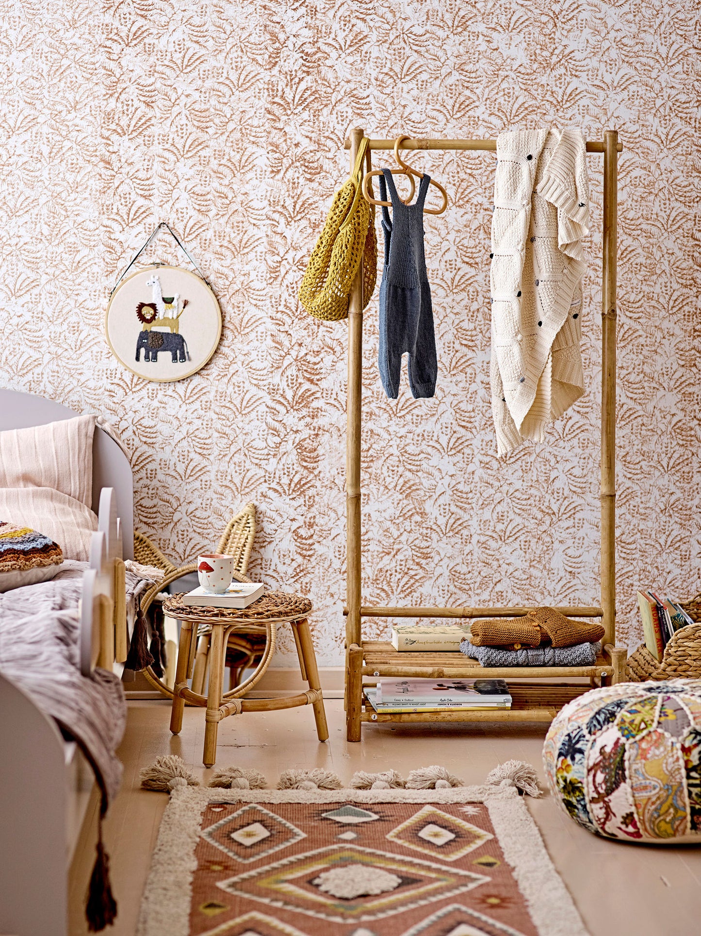 Bloomingville MINI Aranya Aufhänger, Natur, Rattan
