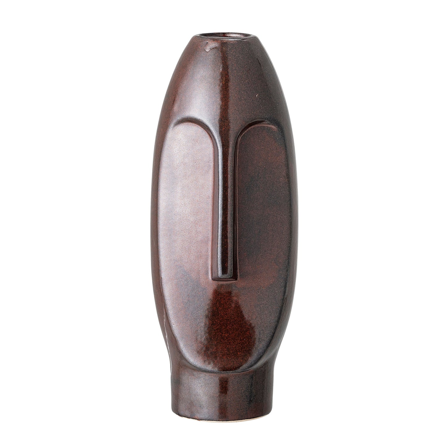 Bloomingville Daviid Vase, Braun, Steingut