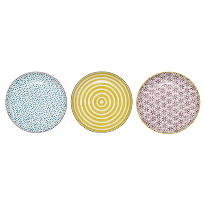Bloomingville Patrizia Teller, Bunt, Steingut