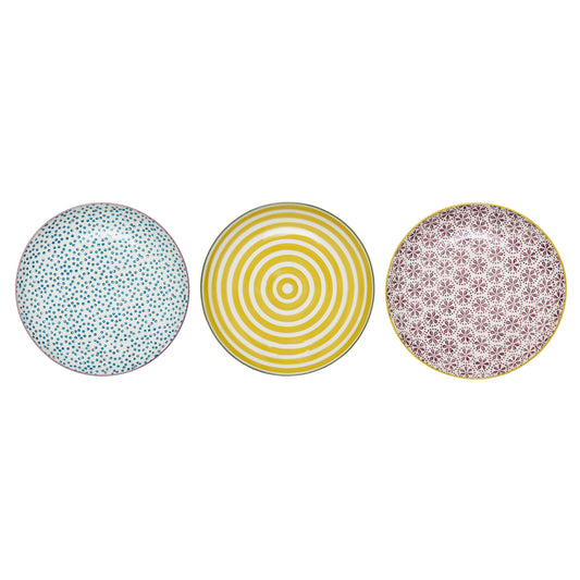 Bloomingville Patrizia Teller, Bunt, Steingut