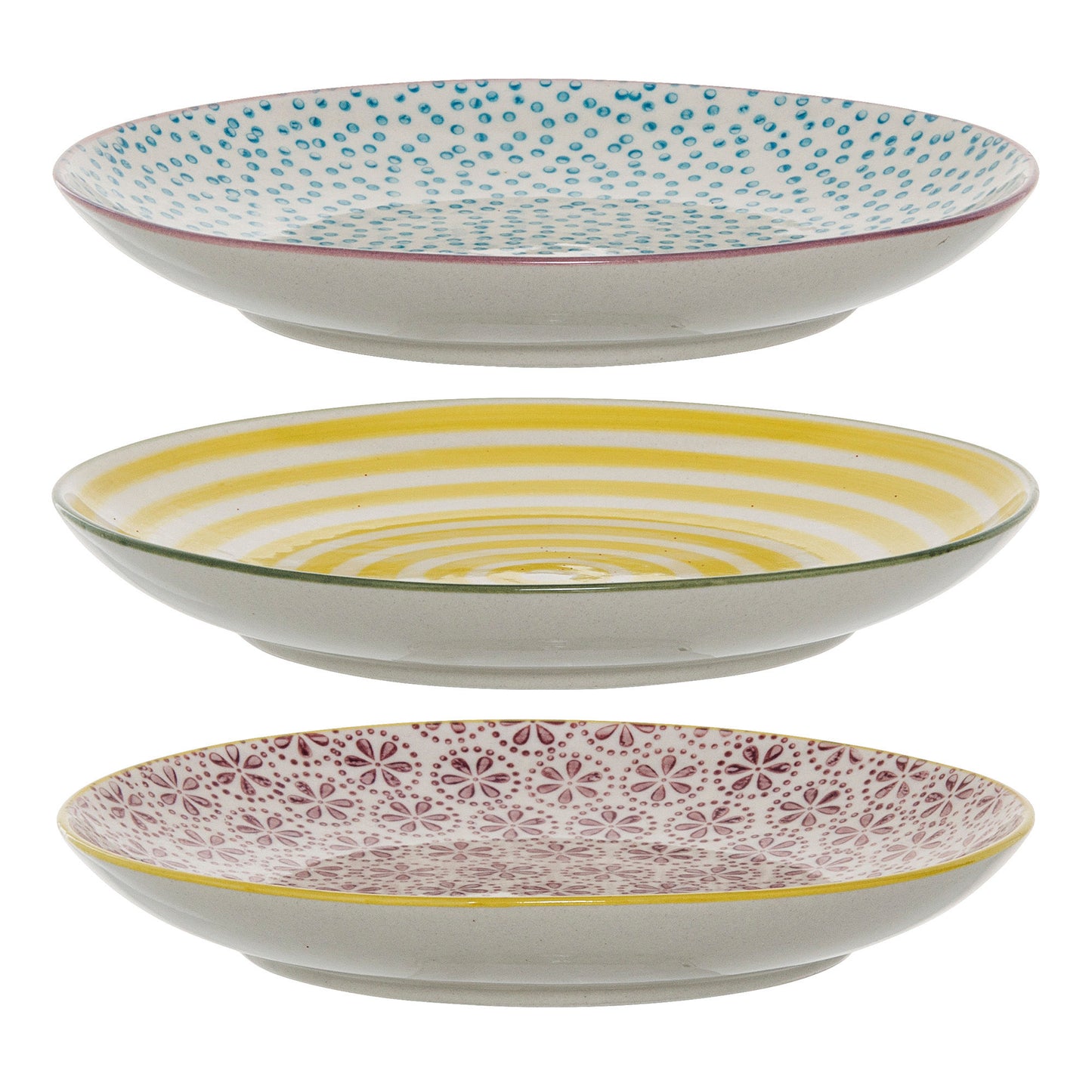Bloomingville Patrizia Teller, Bunt, Steingut