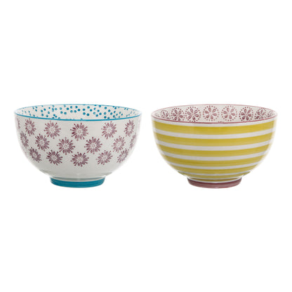 Bloomingville Patrizia Schale, Bunt, Steingut