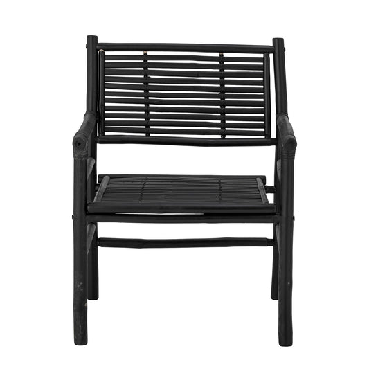 Bloomingville Coen Loungesessel, Schwarz, Bambus