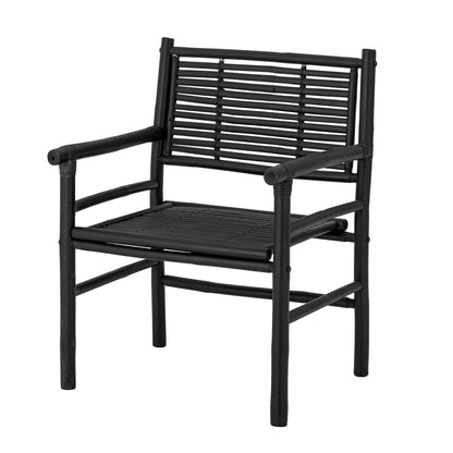 Bloomingville Coen Loungesessel, Schwarz, Bambus